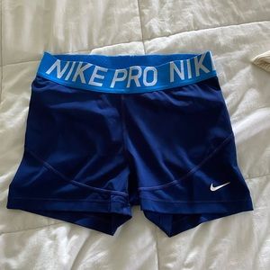 Blue Nike Pros
